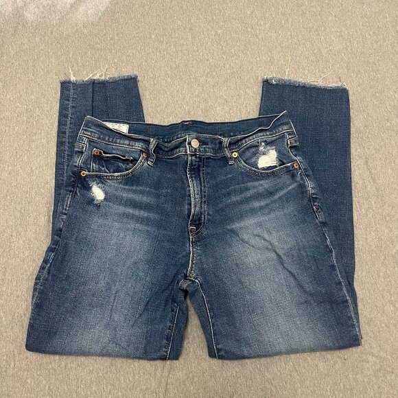 GAP Girlfriend Mid Rise Jeans Size 10 - Picture 1 of 4